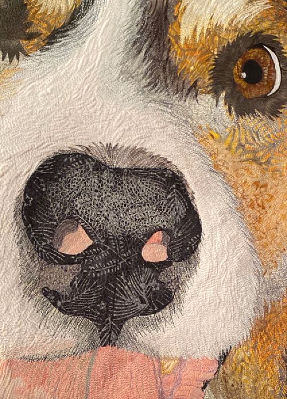"Moe Dog!" by Judy Kriehn - Detail 2
